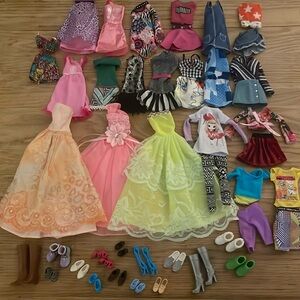 Barbie Doll Sized Clothing Lot